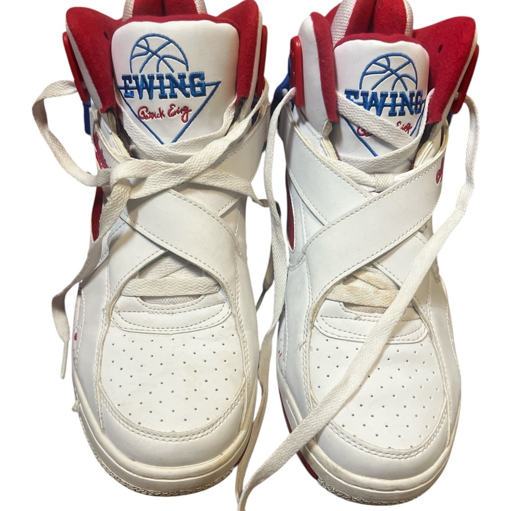Ewing Men's Sneakers - White and Red